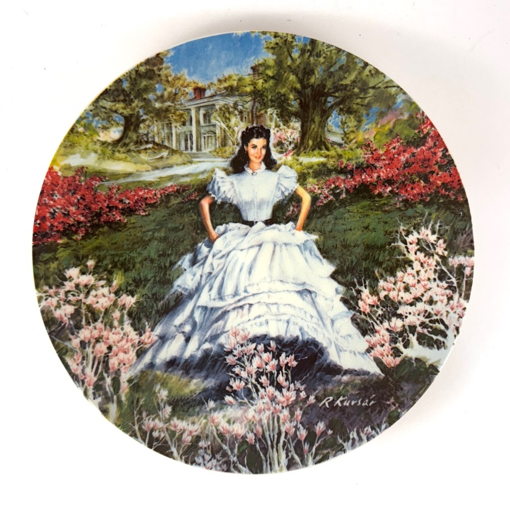 💖 Classic Vintage SCARLETT ‘Gone With The Wind’ Collector Plate
